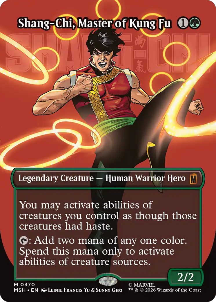 Shang-Chi, Master of Kung Fu (Borderless) (0370) [Marvel Super Heroes] | Exor Games New Glasgow