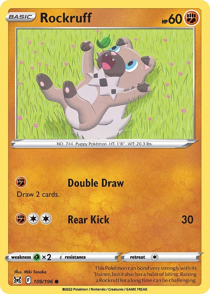 Rockruff (109/196) [Sword & Shield: Lost Origin] | Exor Games New Glasgow