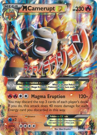 M Camerupt EX (XY198) (Jumbo Card) [XY: Black Star Promos] | Exor Games New Glasgow