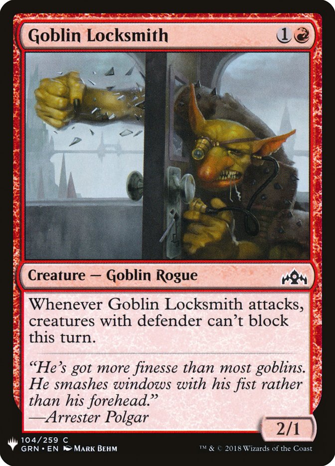 Goblin Locksmith [Mystery Booster] | Exor Games New Glasgow