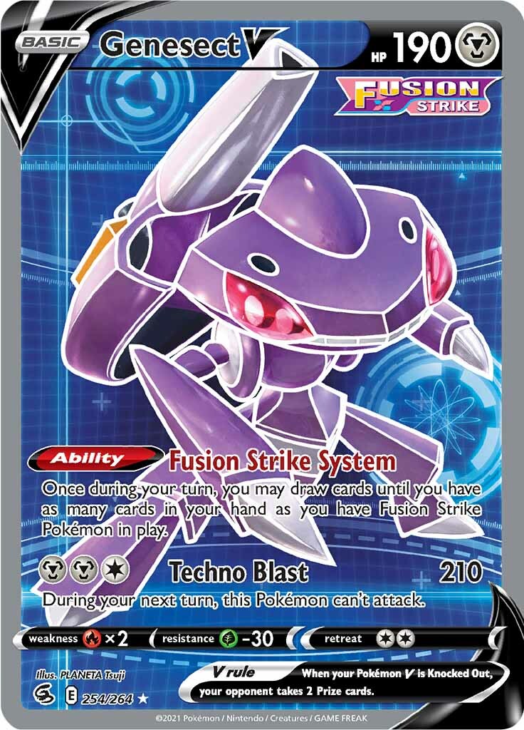 Genesect V (254/264) [Sword & Shield: Fusion Strike] | Exor Games New Glasgow