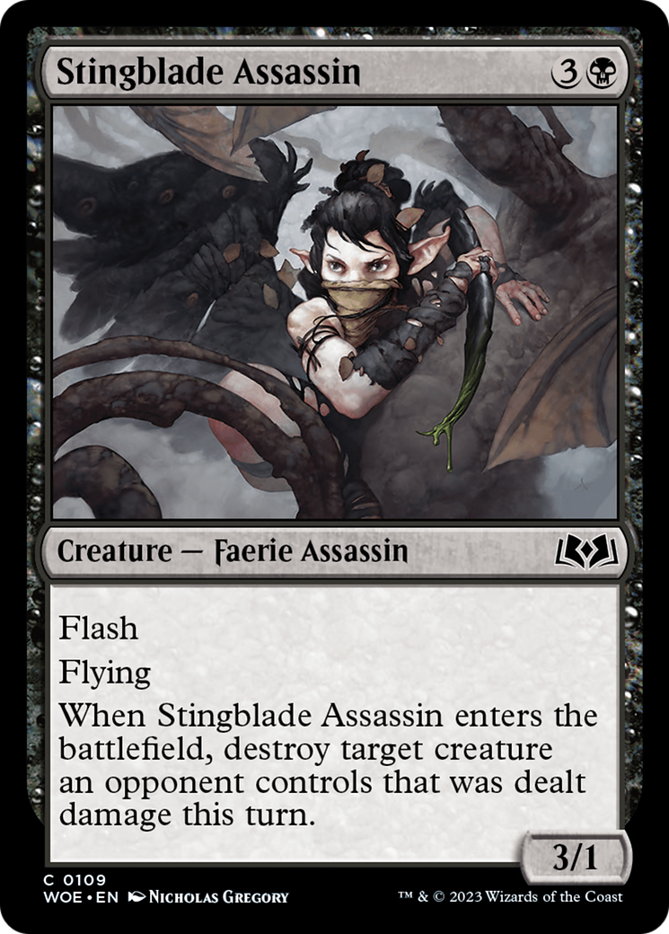 Stingblade Assassin [Wilds of Eldraine] | Exor Games New Glasgow