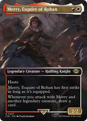 Merry, Esquire of Rohan (Borderless Alternate Art) [The Lord of the Rings: Tales of Middle-Earth] | Exor Games New Glasgow