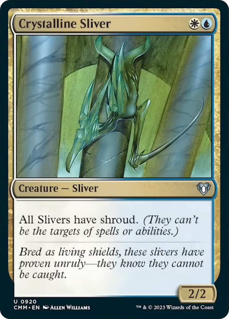 Crystalline Sliver [Commander Masters] | Exor Games New Glasgow