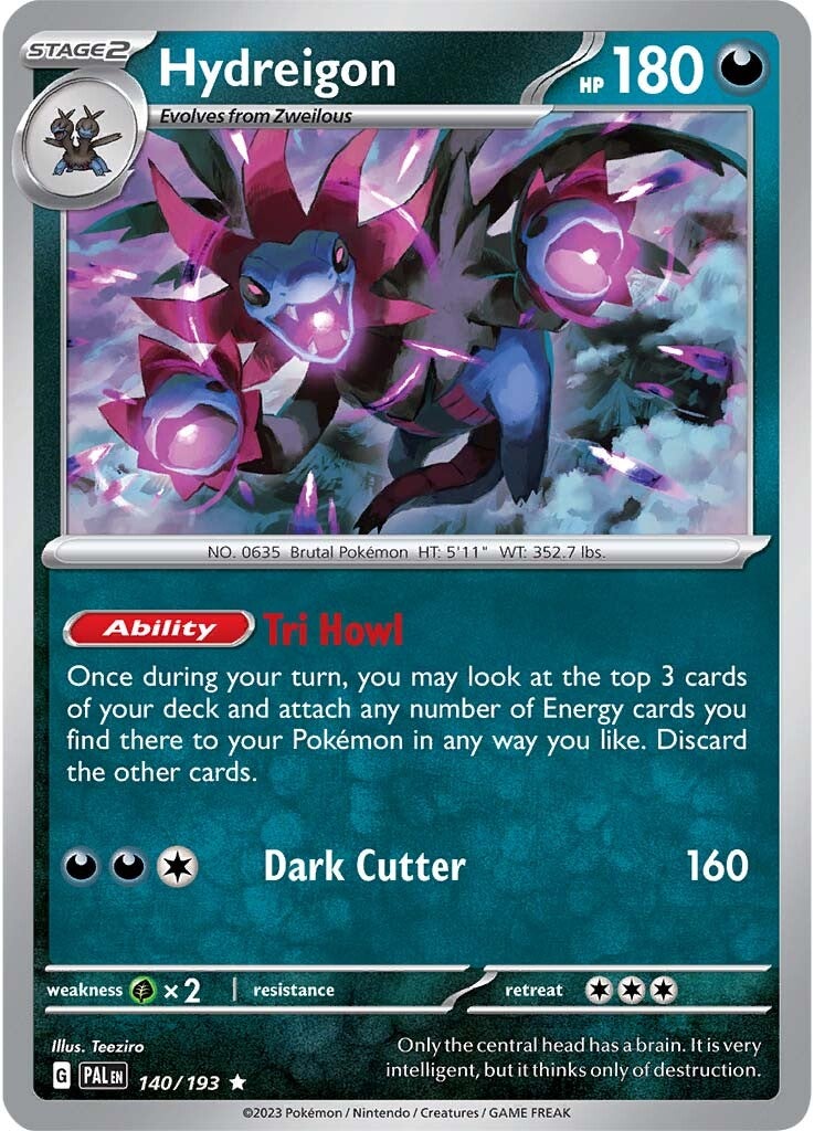 Hydreigon (140/193) [Scarlet & Violet: Paldea Evolved] | Exor Games New Glasgow