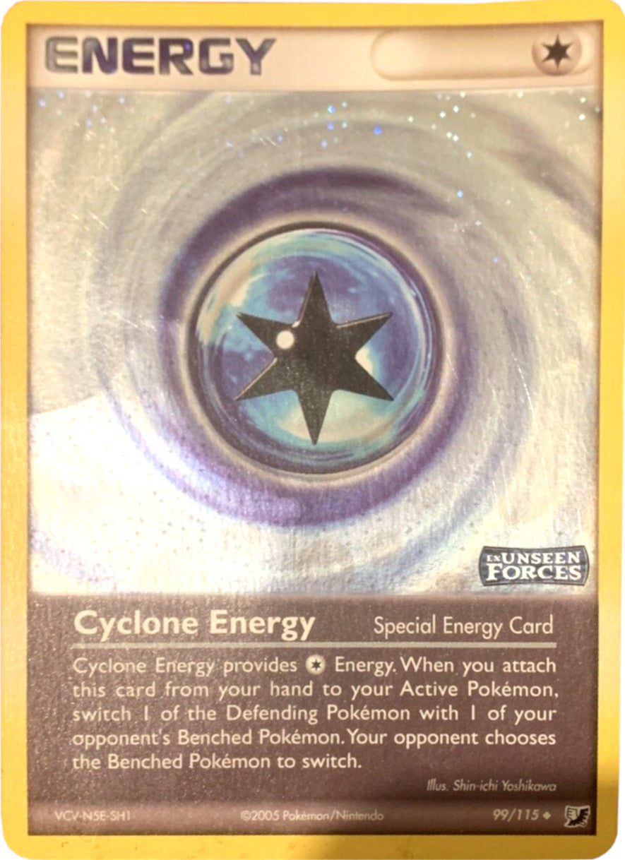 Cyclone Energy (99/115) (Stamped) [EX: Unseen Forces] | Exor Games New Glasgow