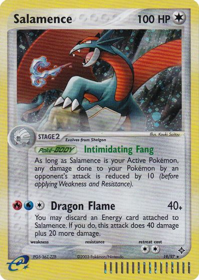 Salamence (19/97) (League Promo 2004) [League & Championship Cards] | Exor Games New Glasgow