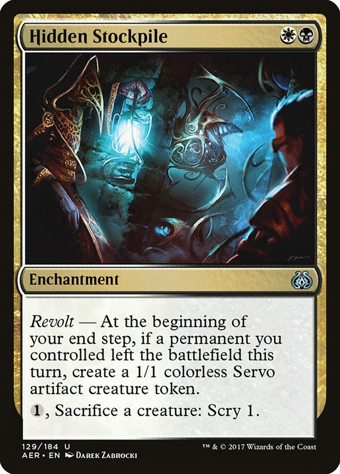 Hidden Stockpile [Aether Revolt] | Exor Games New Glasgow