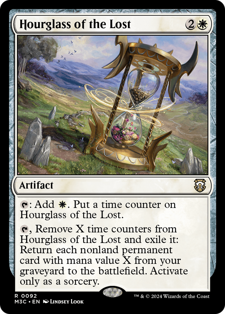 Hourglass of the Lost (Ripple Foil) [Modern Horizons 3 Commander] | Exor Games New Glasgow