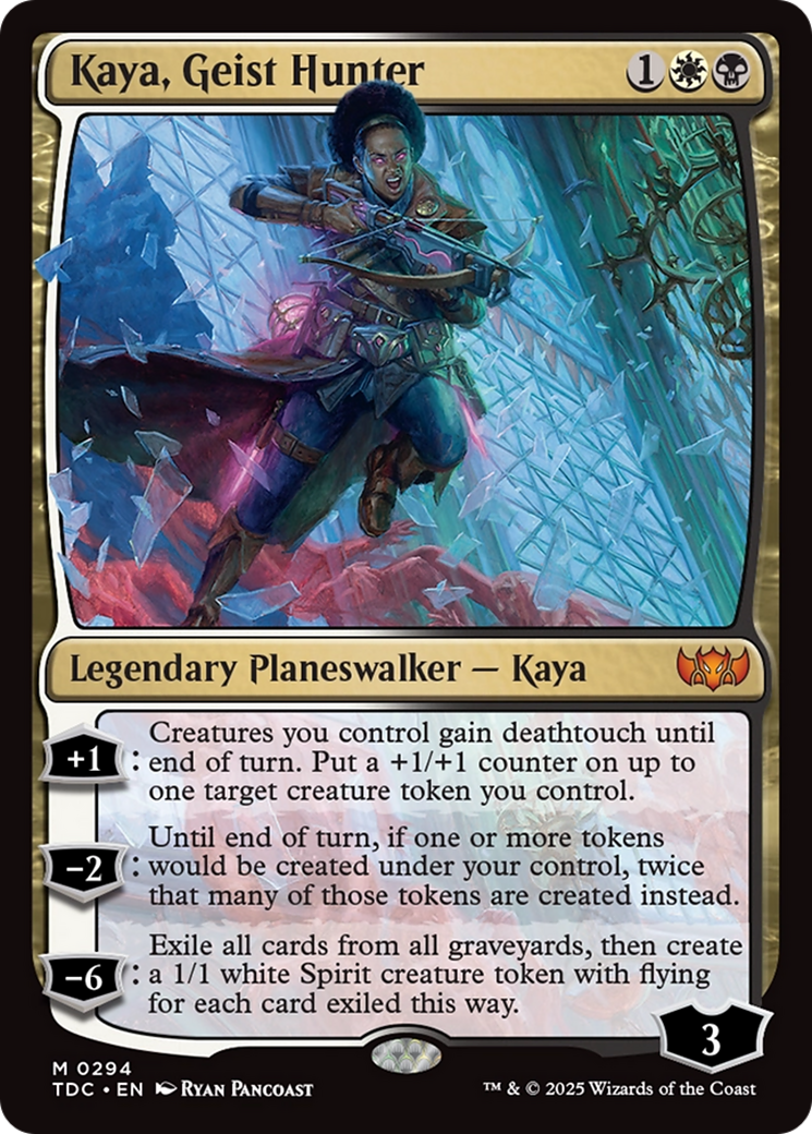 Kaya, Geist Hunter [Tarkir: Dragonstorm Commander] | Exor Games New Glasgow