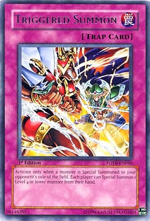 Triggered Summon [FOTB-EN046] Rare | Exor Games New Glasgow