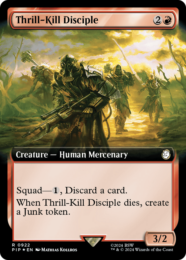 Thrill-Kill Disciple (Extended Art) (Surge Foil) [Fallout] | Exor Games New Glasgow