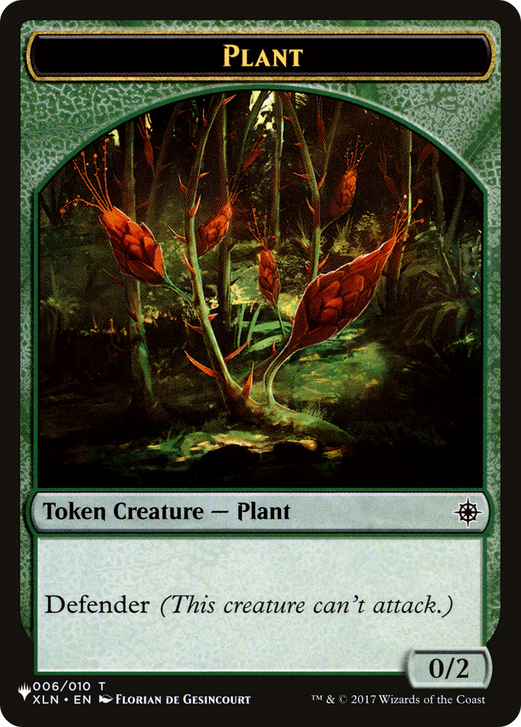 Food // Plant Double-Sided Token [The List] | Exor Games New Glasgow