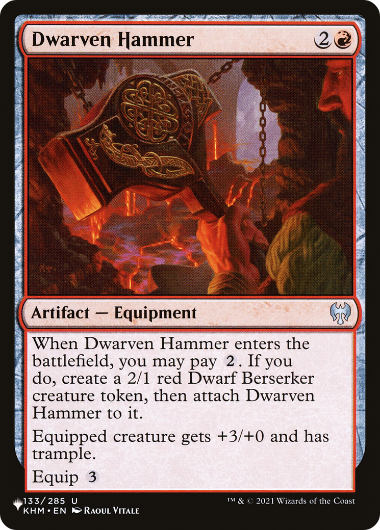 Dwarven Hammer [The List Reprints] | Exor Games New Glasgow