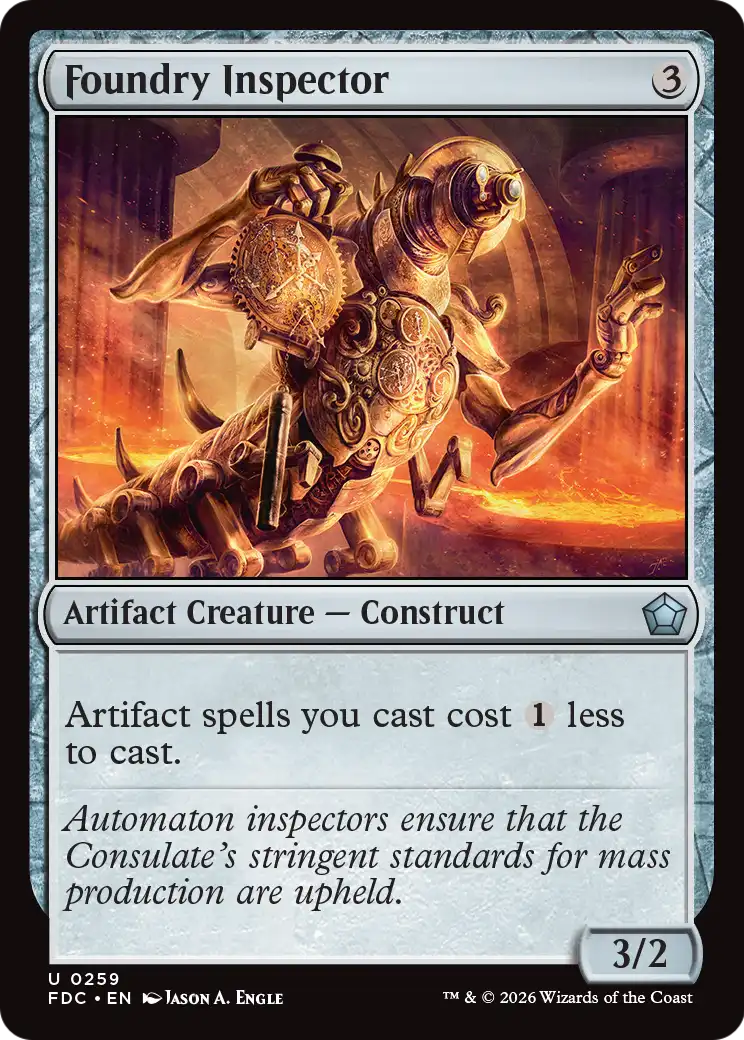 Foundry Inspector [Foundations Commander] | Exor Games New Glasgow