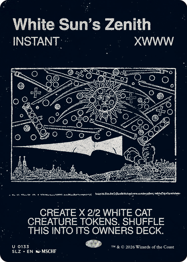 White Sun's Zenith (0133) [Secret Lair x MSCHF: The Zeta Set] | Exor Games New Glasgow