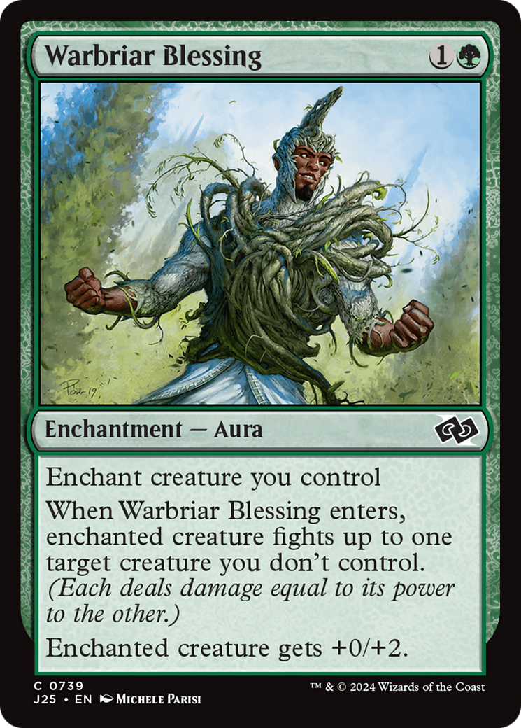 Warbriar Blessing [Foundations Jumpstart] | Exor Games New Glasgow