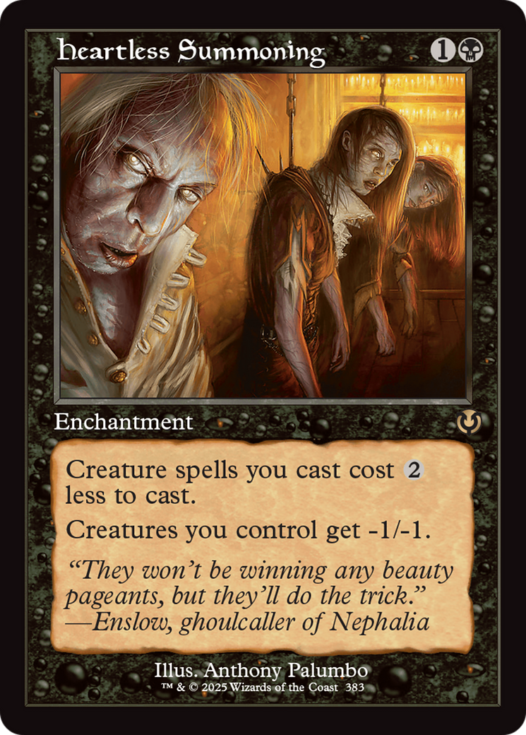 Heartless Summoning (Retro Frame) [Innistrad Remastered] | Exor Games New Glasgow