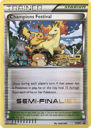 Champions Festival (XY91) (2015 Semi-Finalist) [XY: Black Star Promos] | Exor Games New Glasgow