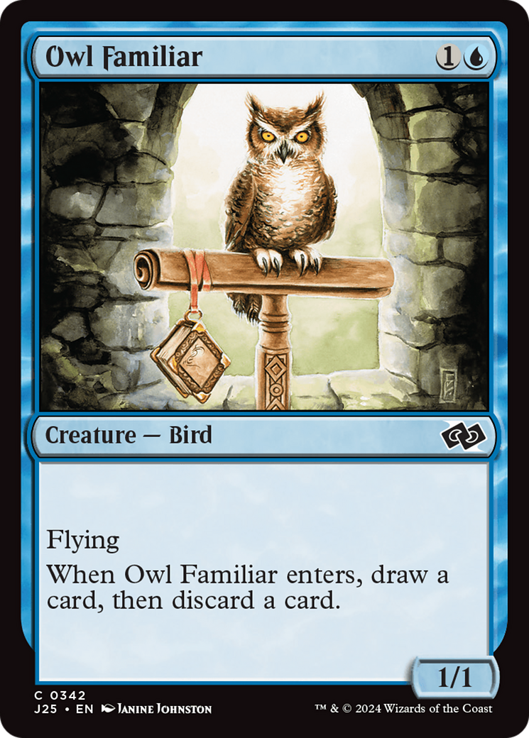 Owl Familiar [Foundations Jumpstart] | Exor Games New Glasgow