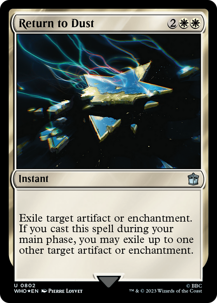Return to Dust (Surge Foil) [Doctor Who] | Exor Games New Glasgow