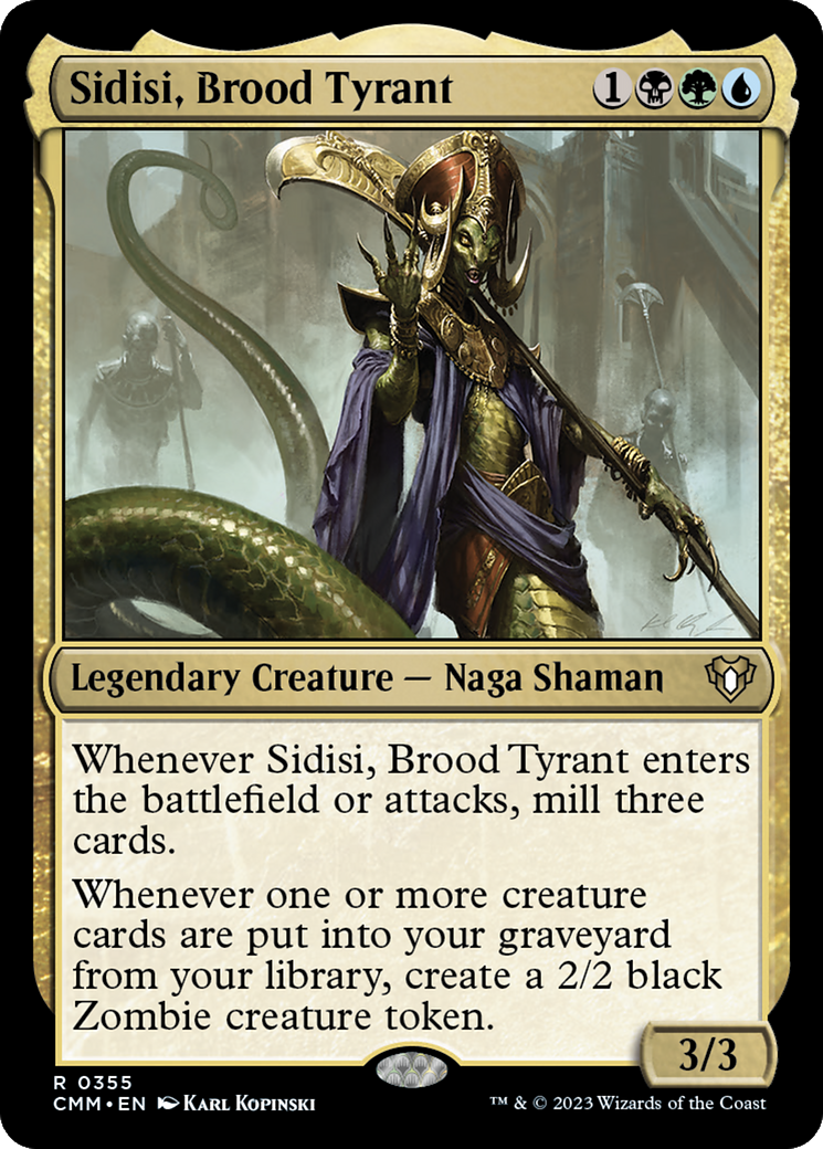 Sidisi, Brood Tyrant [Commander Masters] | Exor Games New Glasgow