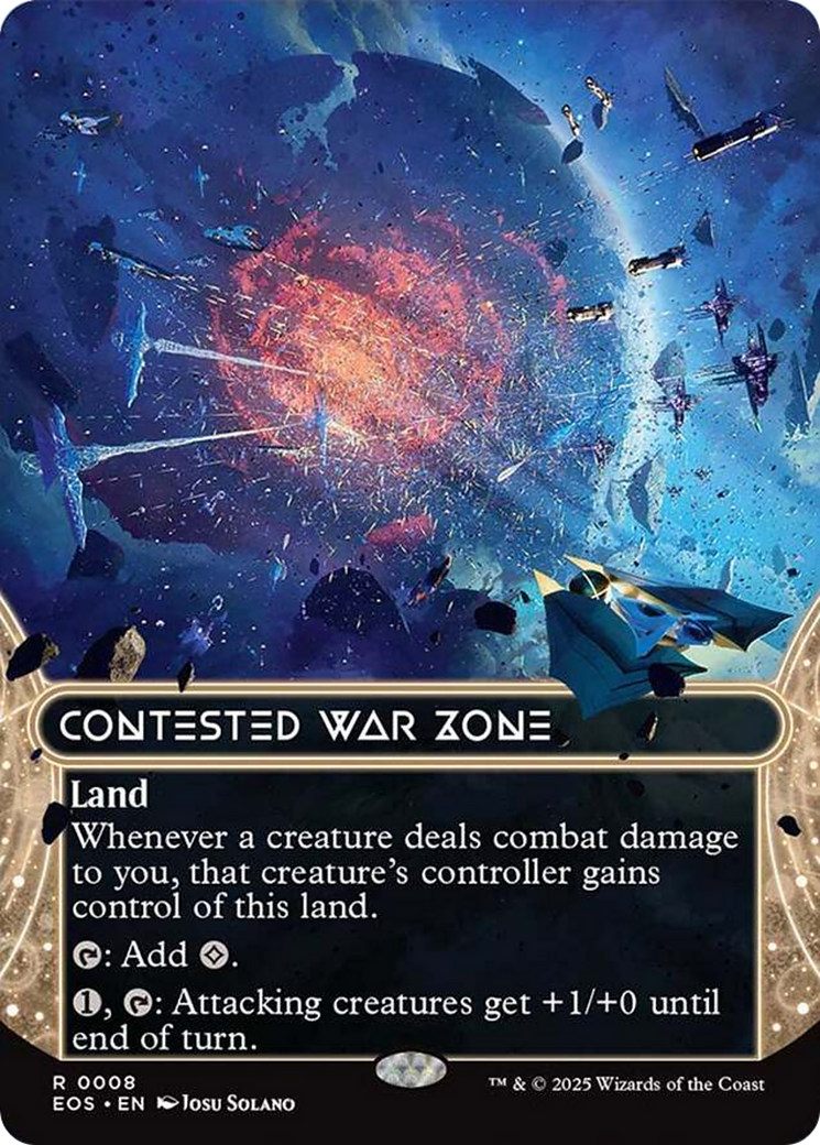 Contested War Zone (0008) (Borderless) [Edge of Eternities: Stellar Sights] | Exor Games New Glasgow