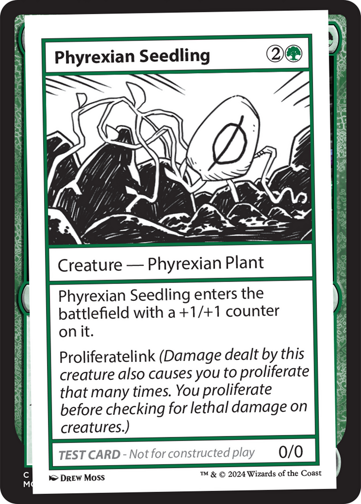 Phyrexian Seedling [Mystery Booster 2 Playtest Cards] | Exor Games New Glasgow