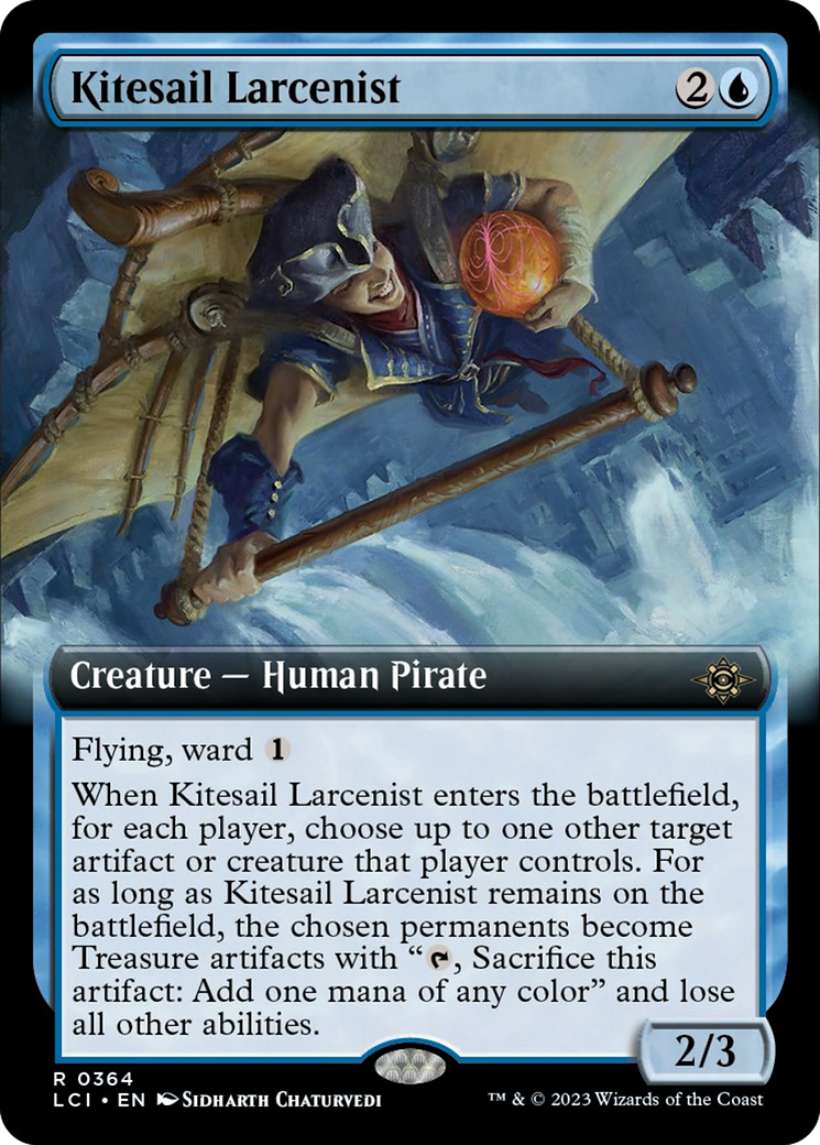 Kitesail Larcenist (Extended Art) [The Lost Caverns of Ixalan] | Exor Games New Glasgow