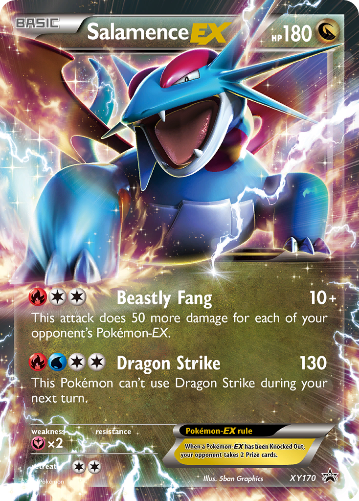 Salamence EX (XY170) [XY: Black Star Promos] | Exor Games New Glasgow