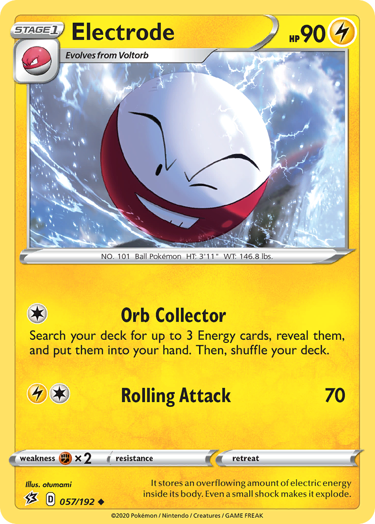 Electrode (057/192) [Sword & Shield: Rebel Clash] | Exor Games New Glasgow