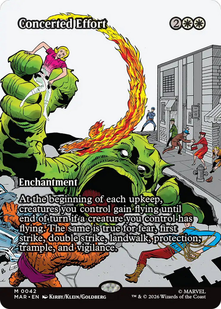 Concerted Effort (Borderless) [Marvel Universe: Eternal-Legal] | Exor Games New Glasgow
