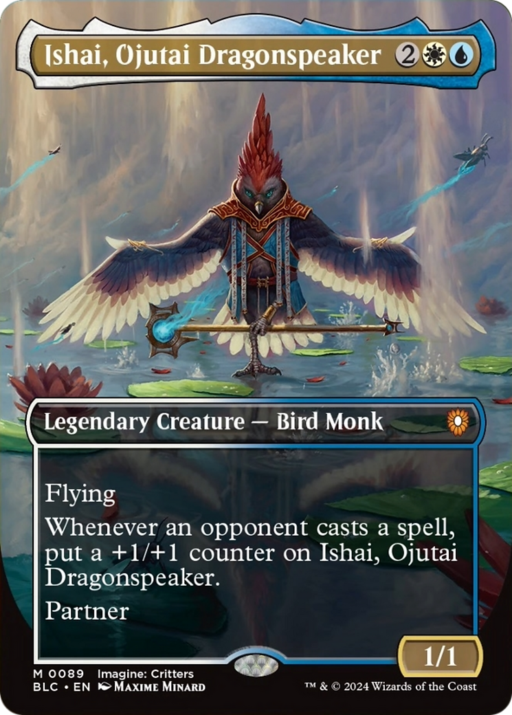 Ishai, Ojutai Dragonspeaker (Borderless) [Bloomburrow Commander] | Exor Games New Glasgow