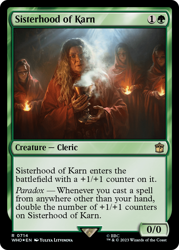 Sisterhood of Karn (Surge Foil) [Doctor Who] | Exor Games New Glasgow