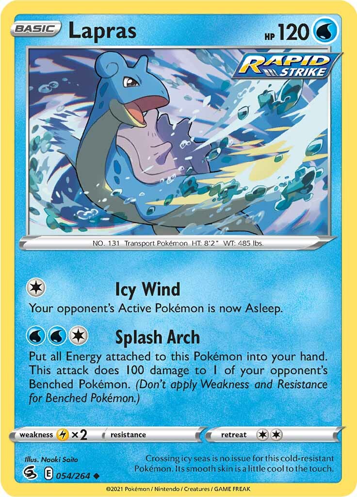 Lapras (054/264) [Sword & Shield: Fusion Strike] | Exor Games New Glasgow