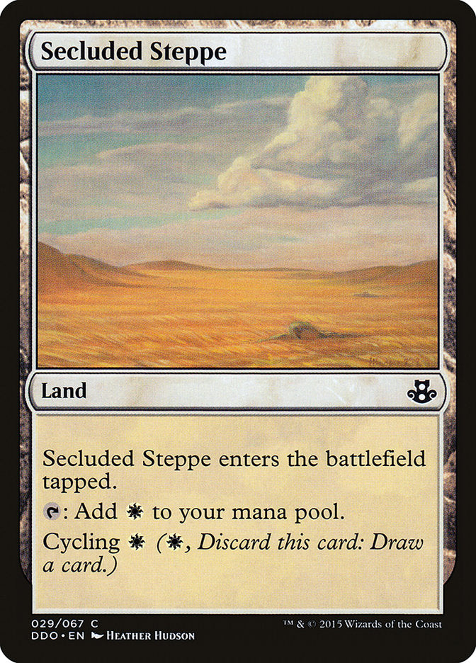 Secluded Steppe [Duel Decks: Elspeth vs. Kiora] | Exor Games New Glasgow