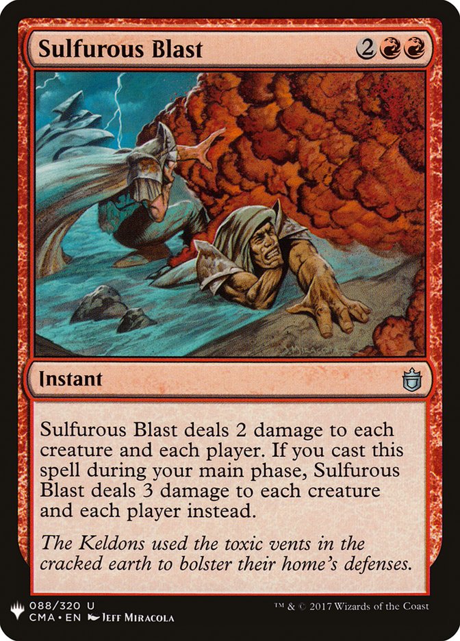 Sulfurous Blast [Mystery Booster] | Exor Games New Glasgow
