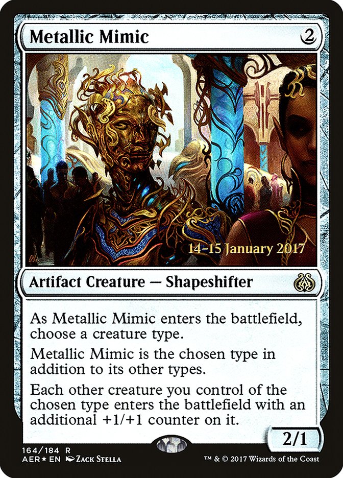 Metallic Mimic [Aether Revolt Prerelease Promos] | Exor Games New Glasgow