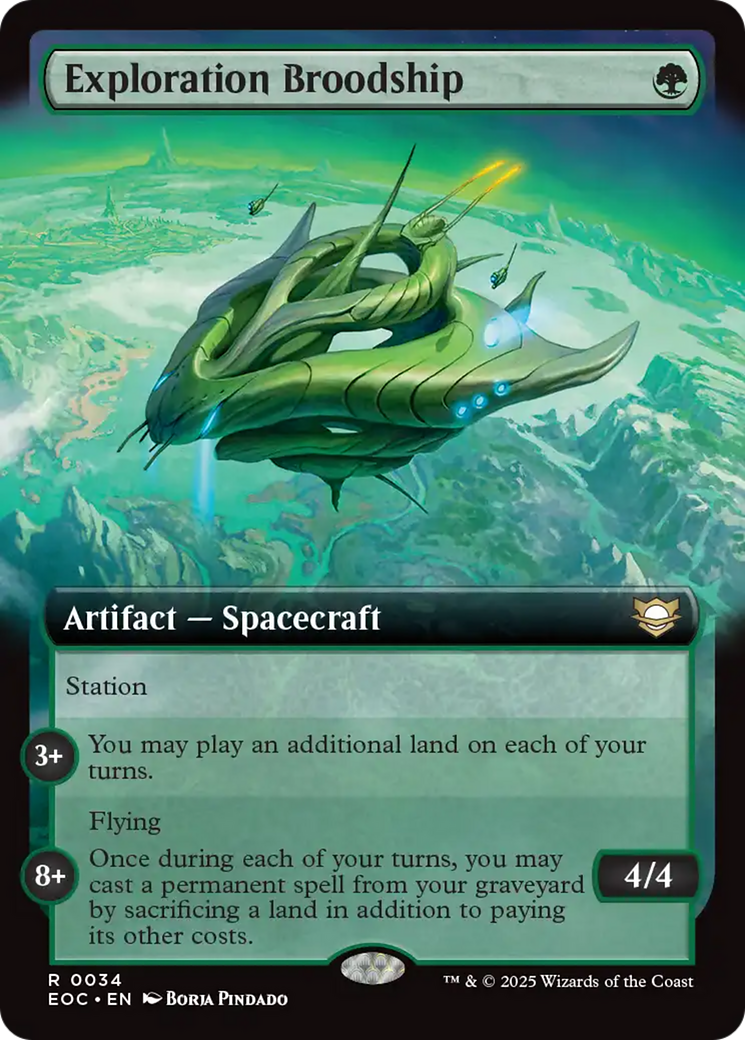 Exploration Broodship (Extended Art) [Edge of Eternities Commander] | Exor Games New Glasgow