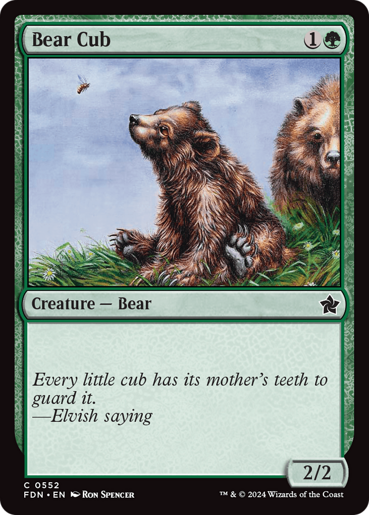 Bear Cub [Foundations] | Exor Games New Glasgow