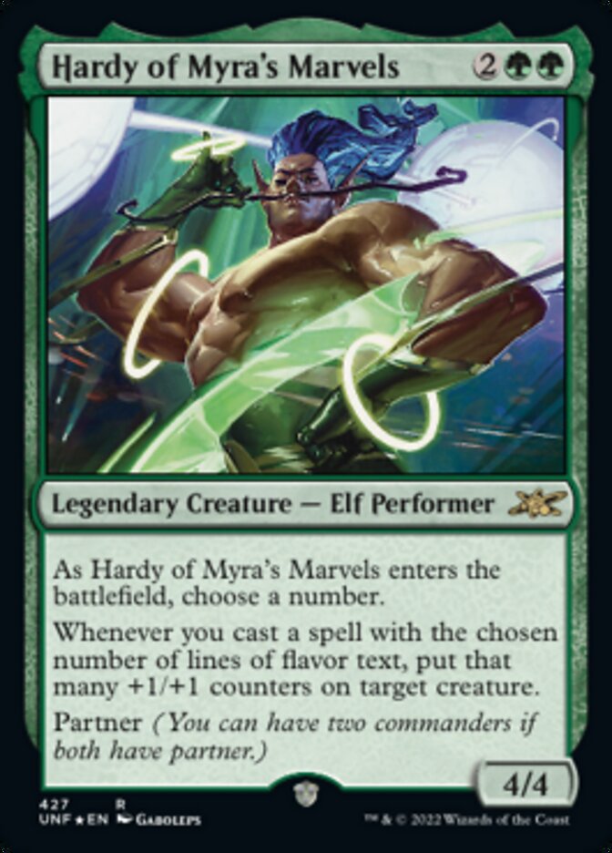 Hardy of Myra's Marvels (Galaxy Foil) [Unfinity] | Exor Games New Glasgow