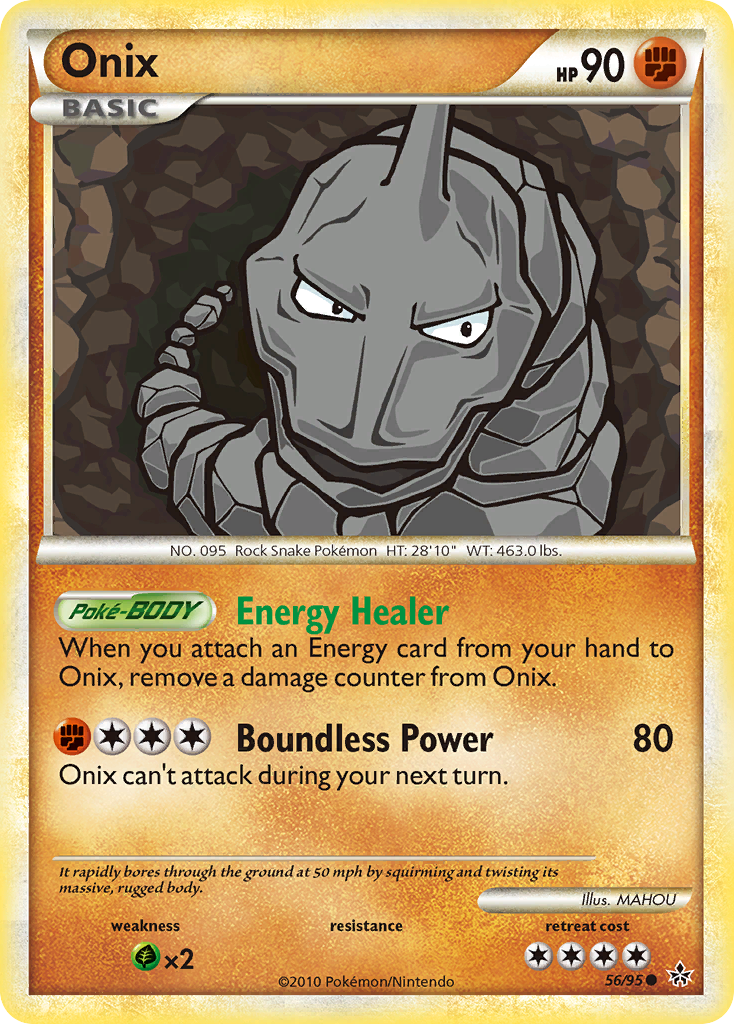 Onix (56/95) [HeartGold & SoulSilver: Unleashed] | Exor Games New Glasgow