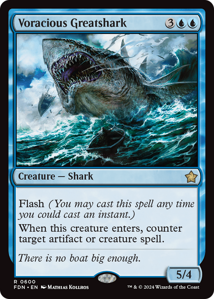 Voracious Greatshark [Foundations] | Exor Games New Glasgow