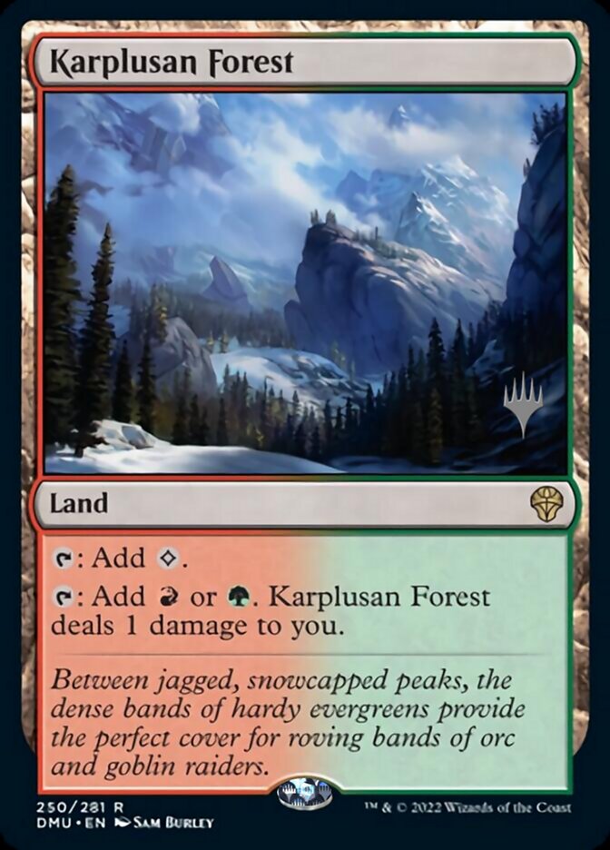 Karplusan Forest (Promo Pack) [Dominaria United Promos] | Exor Games New Glasgow