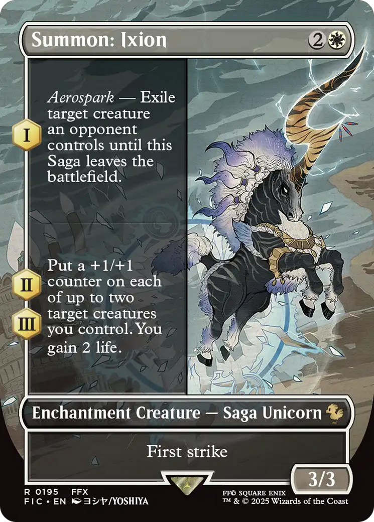 Summon: Ixion (Borderless) [FINAL FANTASY Commander] | Exor Games New Glasgow