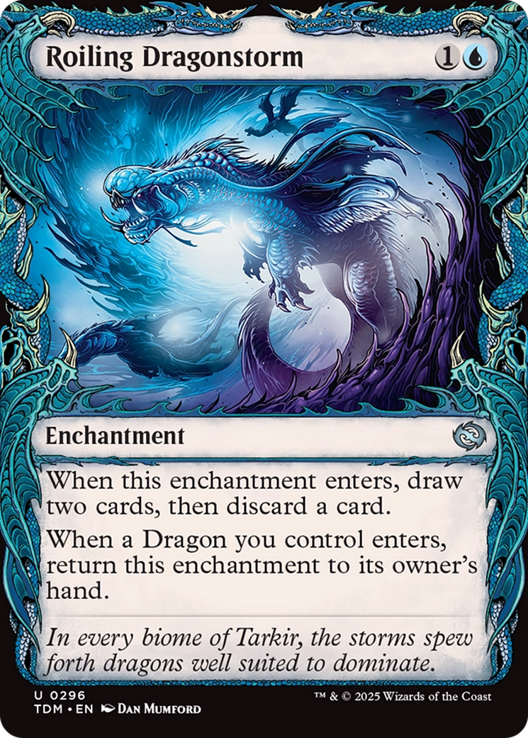 Roiling Dragonstorm (Showcase) [Tarkir: Dragonstorm] | Exor Games New Glasgow