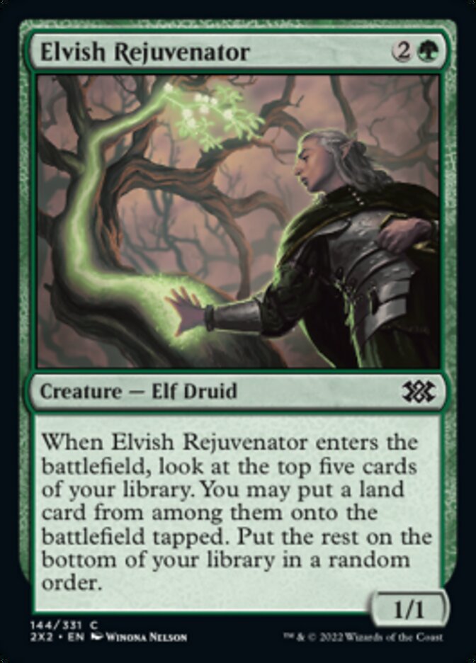 Elvish Rejuvenator [Double Masters 2022] | Exor Games New Glasgow