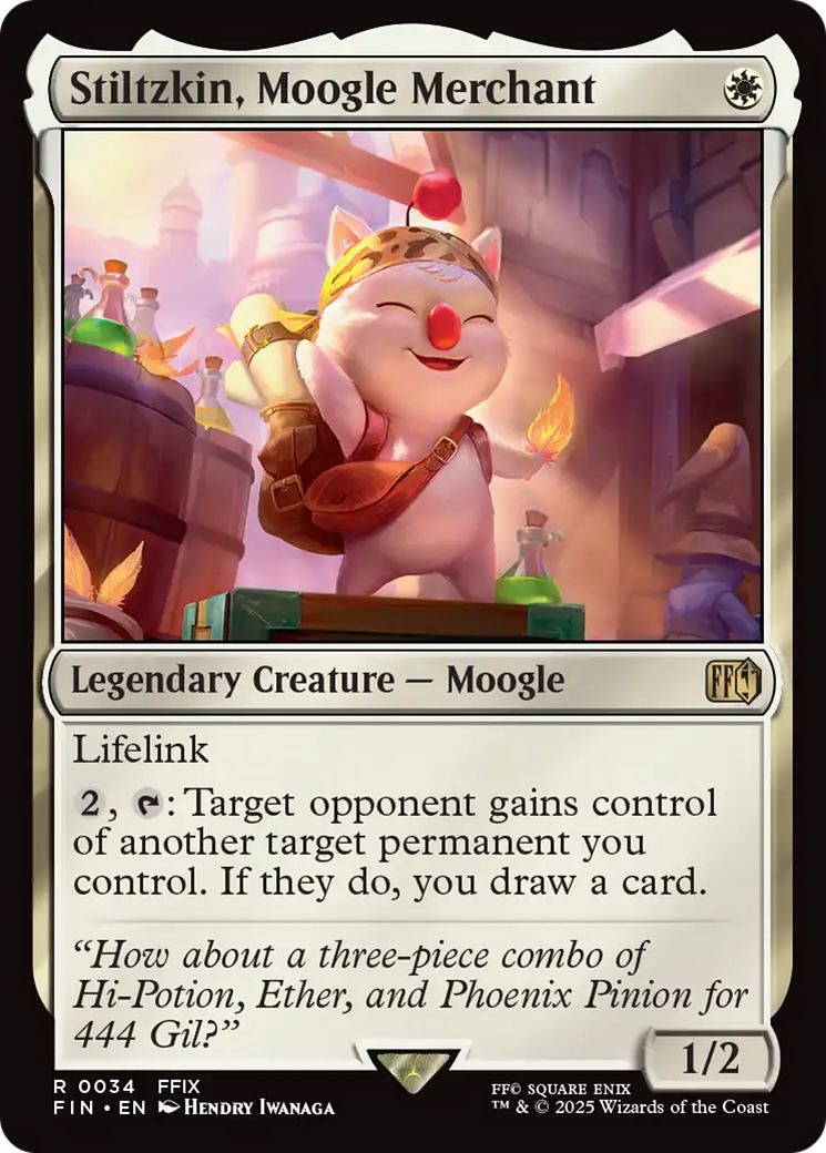 Stiltzkin, Moogle Merchant [FINAL FANTASY] | Exor Games New Glasgow