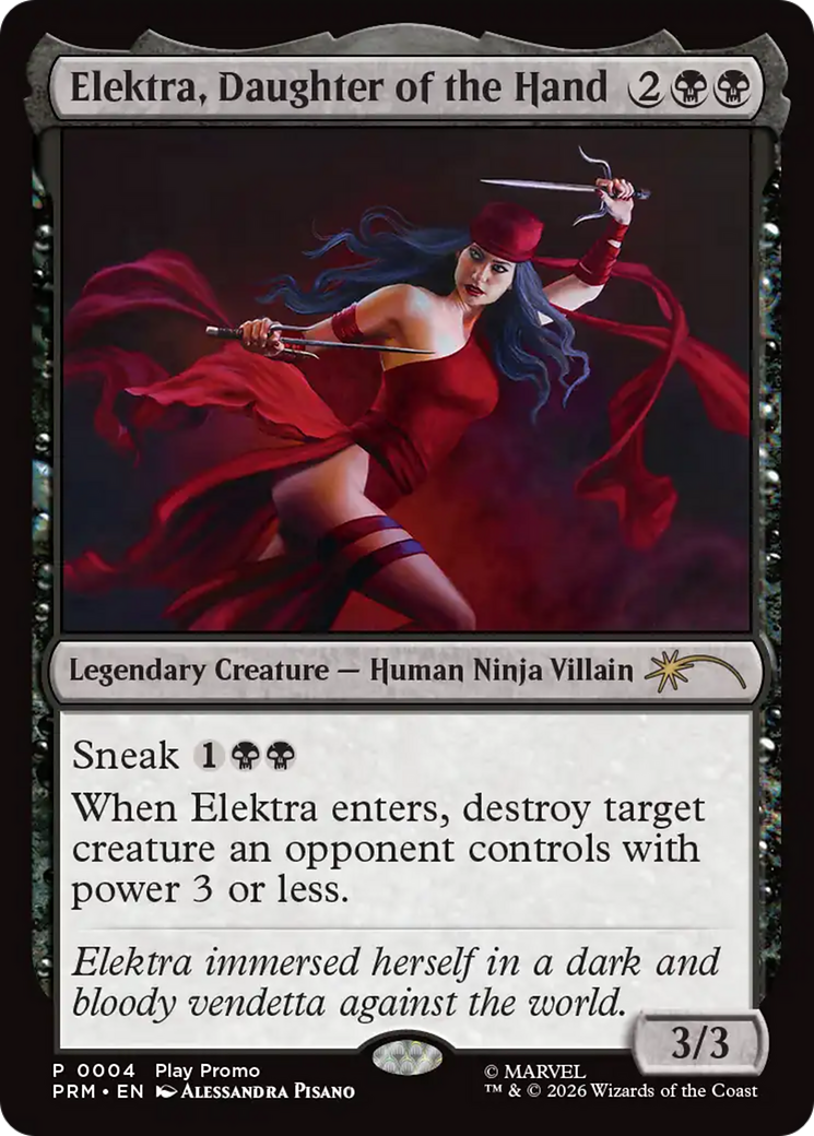 Elektra, Daughter of the Hand [Standard Showdown Promos] | Exor Games New Glasgow