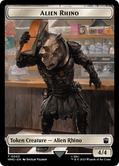 Alien Rhino // Cyberman Double-Sided Token [Doctor Who Tokens] | Exor Games New Glasgow